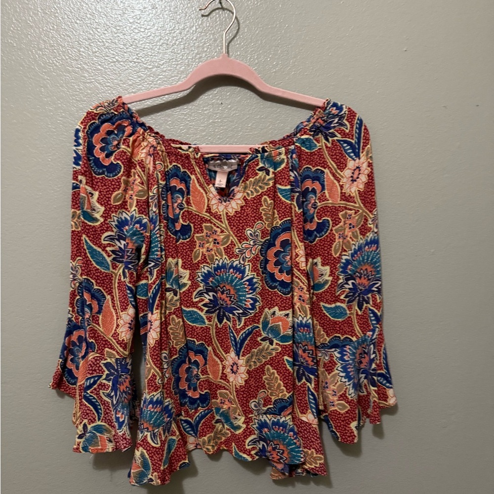 Willow Multicolor Floral Blouse